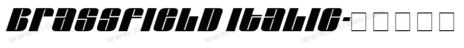 Brassfield Italic字体转换